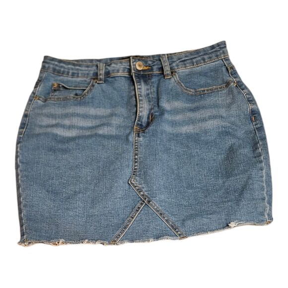 Just Quella Medium Denim Mini Skirt - Picture 1 of 5